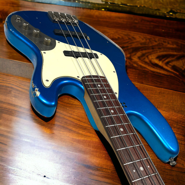 Sandberg California TT-4, Hardcore Aged Lake Placid Blue 4 String Bass At Bass Central