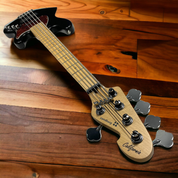 Sandberg California TM-5 SuperLight, Black Matte 4 String Bass At Bass Central