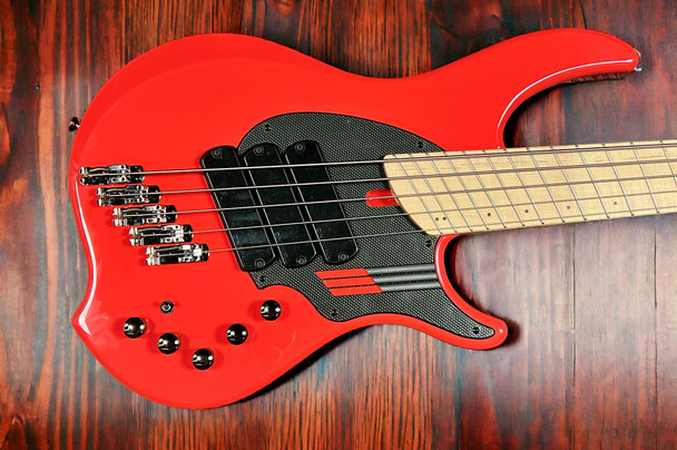 Dingwall NG3 Fiesta Red 5 String Bass At Bass Central