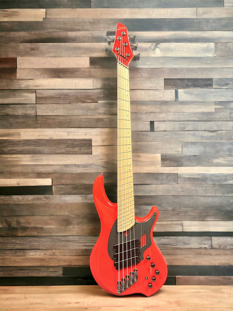 Dingwall NG3 Fiesta Red 5 String Bass At Bass Central