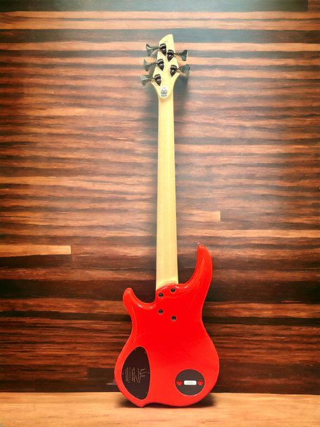 Dingwall NG3 Fiesta Red 5 String Bass At Bass Central