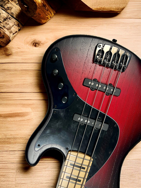 Sandberg California TT4 Super Light Red Burst 4 String Bass At Bass Central