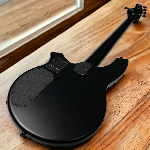 Ernie Ball Music Man Bongo 5 HH, Stealth Black with Ebony