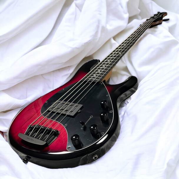 Ernie Ball Music Man StingRay 5 H Special, Raspberry Burst / Ebony
