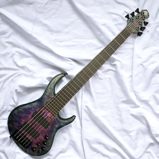 MTD USA 635-24, Purple to Blue Burst  6 String Bass At Bass Central