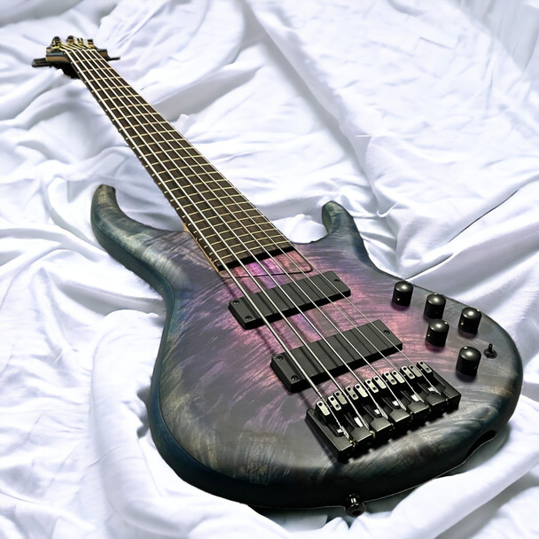 MTD USA 635-24, Purple to Blue Burst  6 String Bass At Bass Central