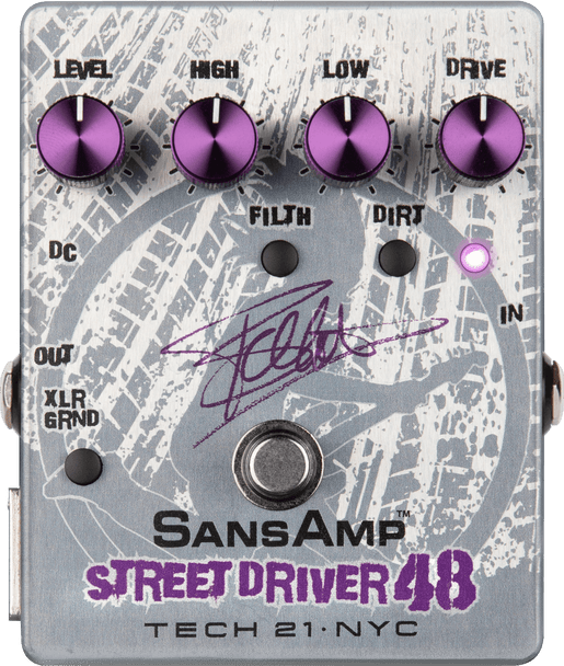 Tech 21 Frank Bello "Street Driver 48" SansAmp, Bass Preamp / Overdrive
