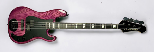 Lakland Skyline 44-64 Custom GZ, Trans Purple 4 String Bass At Bass Central