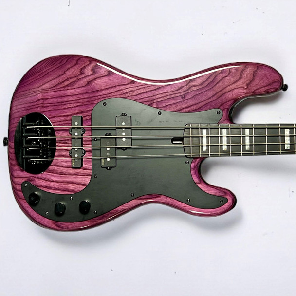 Lakland Skyline 44-64 Custom GZ, Trans Purple / Ebony / Geezer