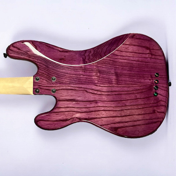Lakland Skyline 44-64 Custom GZ, Trans Purple 4 String Bass At Bass Central