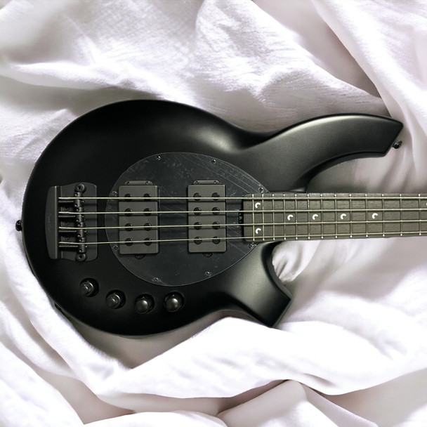 Ernie Ball Music Man Bongo 4 String HH, Stealth / Ebony