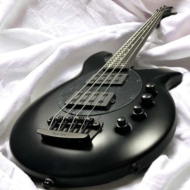 Ernie Ball Music Man Bongo 4 String HH, Stealth / Ebony