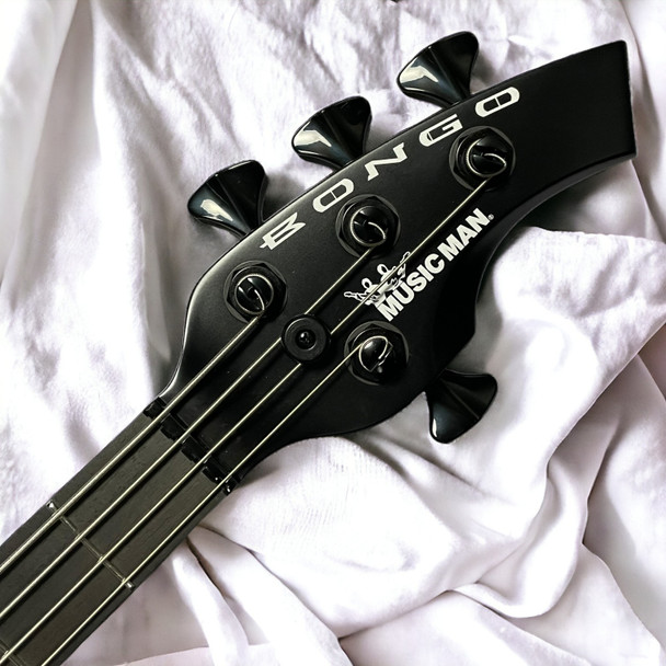 Ernie Ball Music Man Bongo 4 String HH, Stealth / Ebony