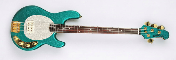 Ernie Ball Music Man Stingray 4 Special, Ocean Sparkle / Roasted Maple *IN STOCK