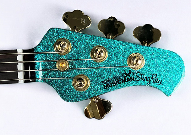 Ernie Ball Music Man Stingray 4 Special, Ocean Sparkle / Roasted Maple *IN STOCK