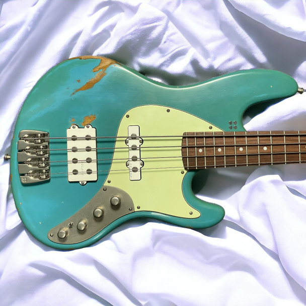Sandberg California TM4 Hardcore Aged Roquefort Blue 4 String Bass At Bass Central