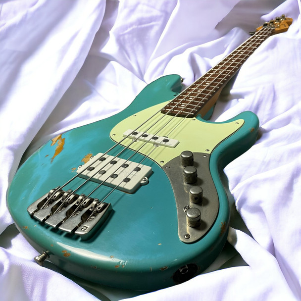 Sandberg California TM4 Hardcore Aged Roquefort Blue 4 String Bass At Bass Central