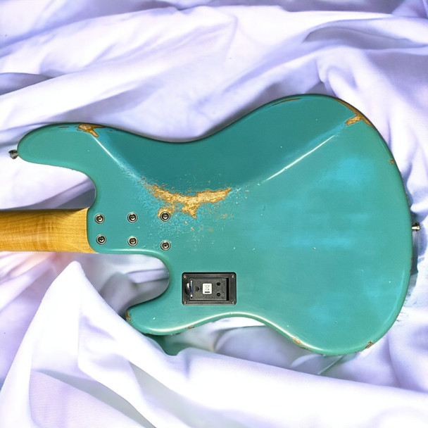 Sandberg California TM4 Hardcore Aged Roquefort Blue 4 String Bass At Bass Central