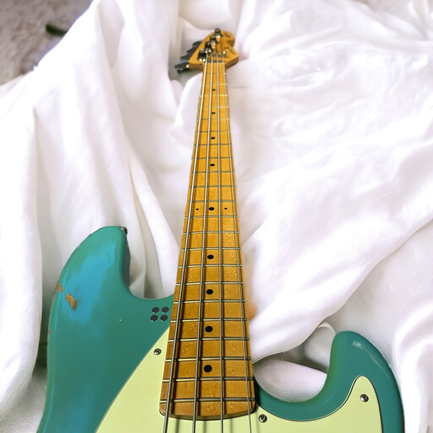 Sandberg California TM4 Hardcore Aged Roquefort Blue 4 String Bass At Bass Central