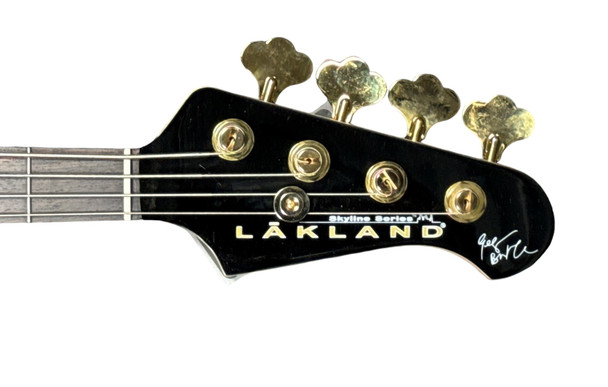 Lakland Skyline Geezer Butler. 44-64, Trans Black 4 String Bass At Bass Central