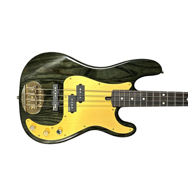 Lakland Skyline Geezer Butler. 44-64, Trans Black 4 String Bass At Bass Central