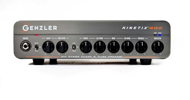 Genzler Kinetix - 800 Watt Bass Amplifier with Tube Preamp At Bass Central
