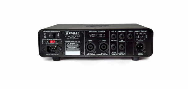 Genzler Kinetix - 800 Watt Bass Amplifier with Tube Preamp At Bass Central