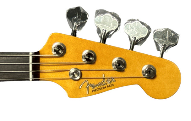 Fender AM Vintage II 1960 P-Bass, Gloss Black w/ Rosewood 4 String Bass At Bass Central
