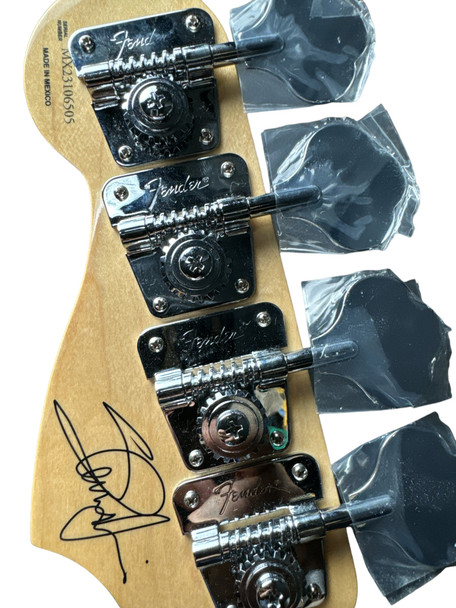 Fender Steve Harris Sign. P-Bass. Olympic White w/ Maple 4 String Bass At Bass Central