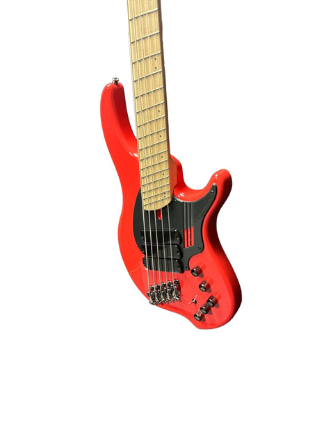 Dingwall NG3 Fiesta Red 5 String Bass At Bass Central
