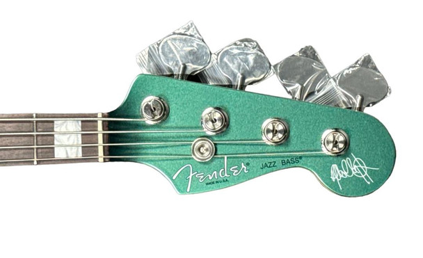 Fender Adam Clayton Sign. Jazz, Sherwood Green / Rosewood 4 String Bass At Bass Central