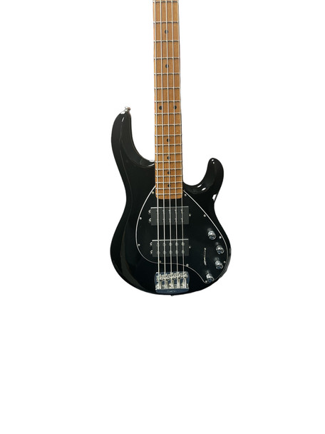 Ernie Ball Music Man StingRay 5 HH Special, Black Gloss / Roasted Maple/CHROME *IN STOCK*