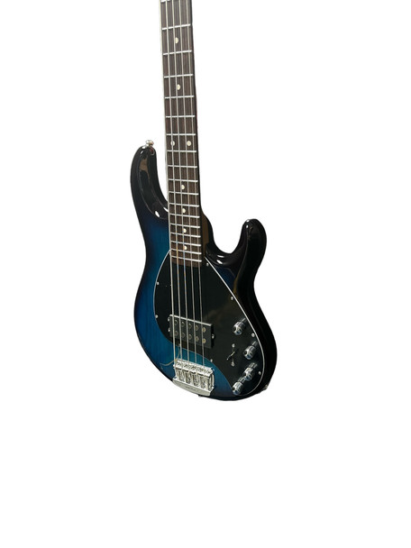 Ernie Ball Music Man StingRay 5 H Special, Pacific Blue Burst 5 String Bass At Bass Central