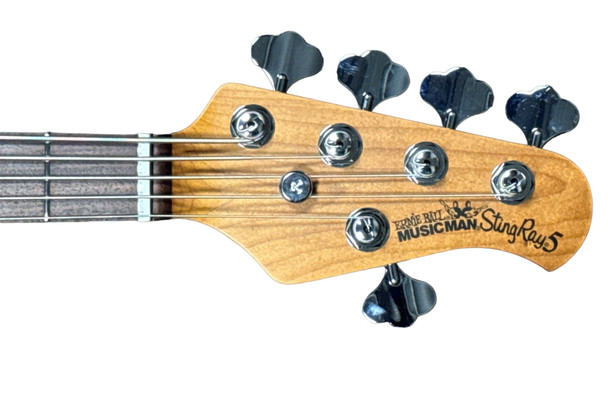 Ernie Ball Music Man StingRay 5 H Special, Pacific Blue Burst 5 String Bass At Bass Central