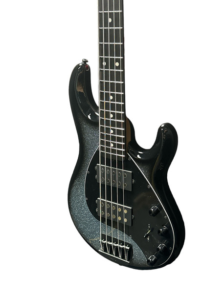 Ernie Ball Music Man StingRay 5 HH Special, Smoked Chrome / Ebony *IN STOCK** LAST ONE AVAILABLE