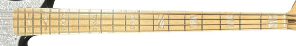 Fender USA Geddy Lee Jazz, Black Gloss w/ Maple 4 String Bass At Bass Central