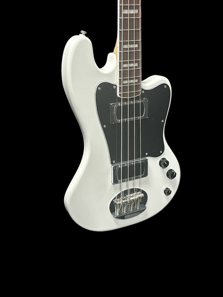 Lakland Skyline Decade Bass. White Gloss 4 String Bass At Bass Central