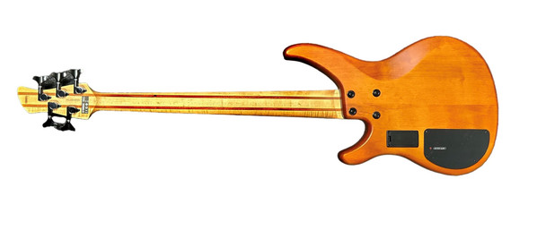 Yamaha TRBX 605FM 5-String Bass, Matte Amber 5 String Bass At Bass Central