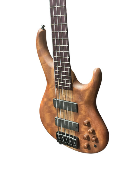 MTD USA 535-24, 30th Ann., Natural Makore  5 String Bass At Bass Central