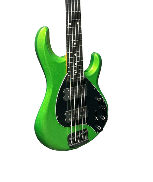 Ernie Ball Music Man StingRay 5 HH Special, Kiwi Green / Ebony *IN STOCK*