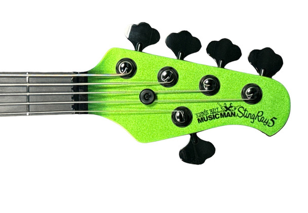 Ernie Ball Music Man StingRay 5 HH Special, Kiwi Green / Ebony *IN STOCK*