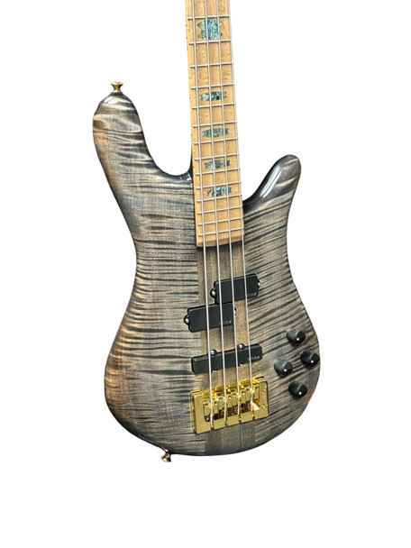 Spector USA NS-2, Super Faded Black GLOSS, Birdseye Maple, 1.5
