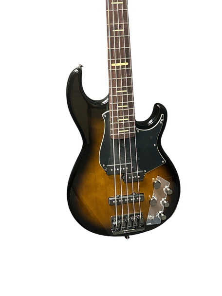 Yamaha BB735A Dark Coffee Burst 5 String Bass At Bass Central