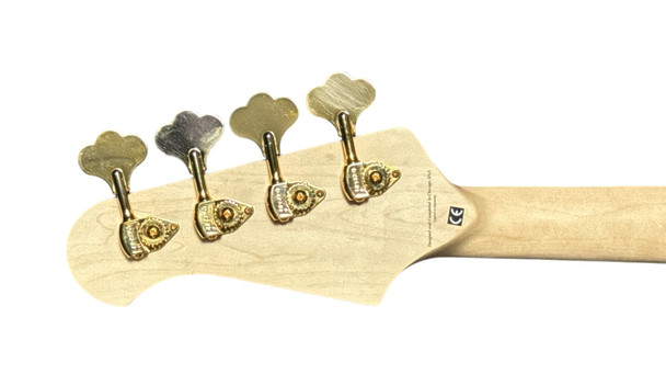 Lakland Skyline 44-02 Custom, Spalt Violet Burst 4 String At Bass Central