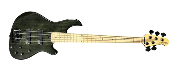 Lakland Skyline 55-OS, Trans Black  5 String Bass At Bass Central