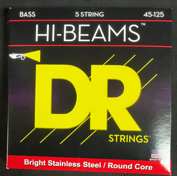 DR HI BEAM Bass Strings 5 String Set 45-125