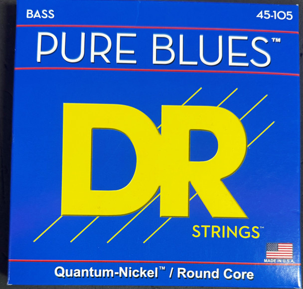 DR PURE BLUES Bass Strings 4 String Set 45-105
