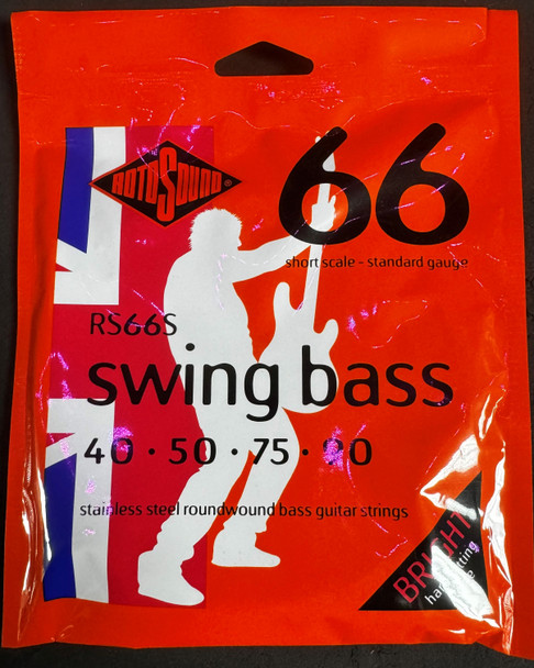 Rotosound  RS66 SHORTSCALE Bass Strings 4 String Set 40-90