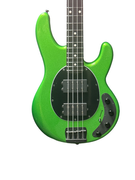 Ernie Ball Music Man StingRay 4 HH Special, Kiwi Green / Ebony 8.2 LBS  *IN STOCK*