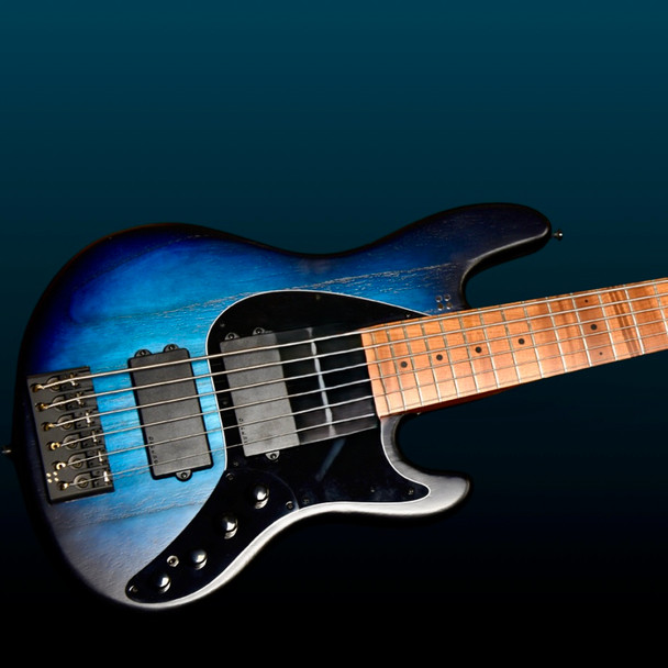 Sandberg California TM2 Blue Burst Superlight 6 String Bass At Bass Central